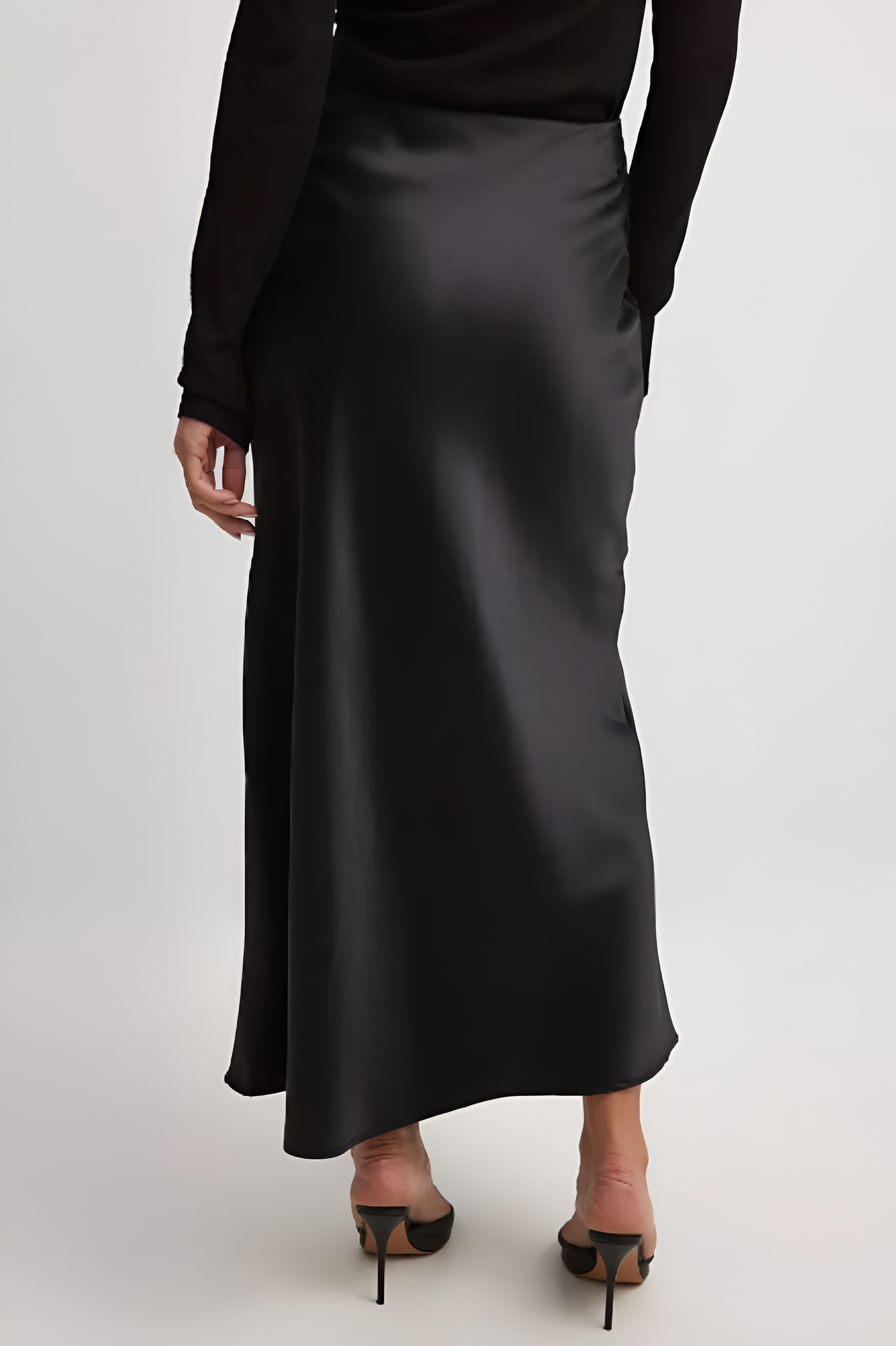Alexandra™ | Satin Midi Rok